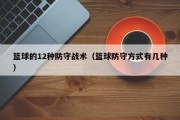 篮球的12种防守战术（篮球防守方式有几种）