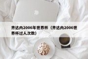 齐达内2006年世界杯（齐达内2006世界杯过人次数）