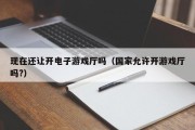 现在还让开电子游戏厅吗（国家允许开游戏厅吗?）