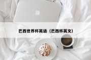 巴西世界杯英语（巴西杯英文）