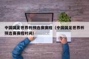 中国国足世界杯预选赛赛程（中国国足世界杯预选赛赛程时间）