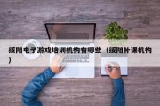 绥阳电子游戏培训机构有哪些（绥阳补课机构）