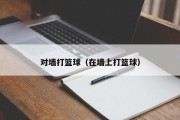 对墙打篮球（在墙上打篮球）