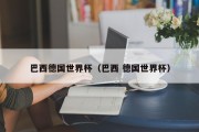 巴西德国世界杯（巴西 德国世界杯）